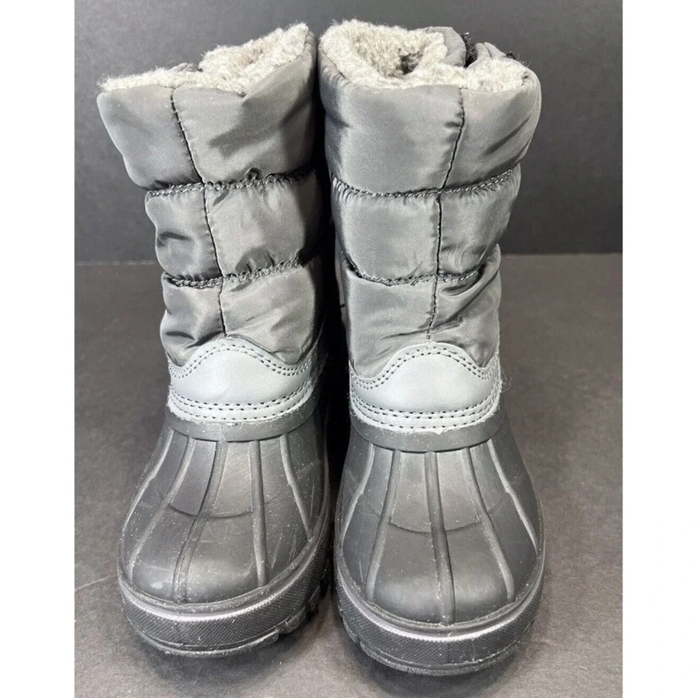London Fog Youth Snow Boots Size 12 Water Resistant Insulated Winter‎ Boots